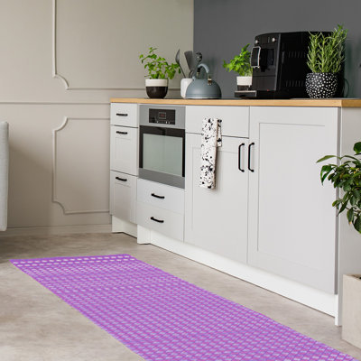 Tapis de carreau mauve