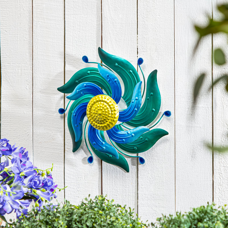 Rouleau mural céleste 13 po, Bleu / Vert / Jaune
