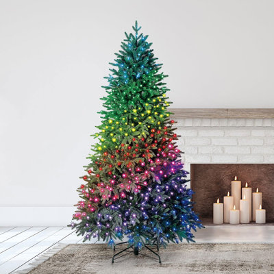 90' Lighted Spruce Christmas Tree