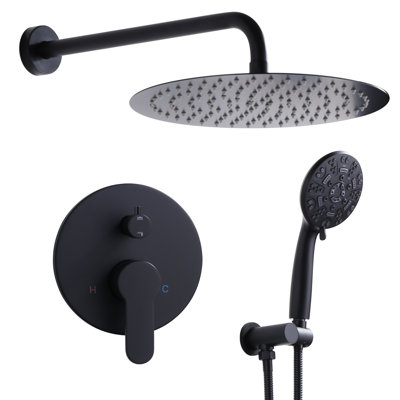 Pressure-Balanced (Temperature And Volume) Complete Shower System