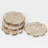Wood Coasters Set | Assorted Design Coasters - Pack of 4