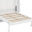 Lit escamotable rotatif avec bureau et deux tablettes latérales à 3 niveaux, lit mural vertical en bois avec bureau convertible, supports de rangement supplémentaires-1183909077