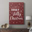Holly Jolly Christmas - Cavas enveloppés dans une galerie-1919961264