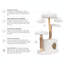 Arbre à chat moderne, tour de chat à branche naturelle, condo pour chat de luxe, mobilier pour chat d'intérieur, cadeau de chat chaton
