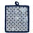 Design Imports Lisbon Damask Cotton Potholder Set