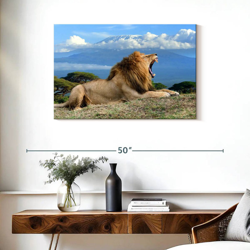 Lion rugissant Brampt