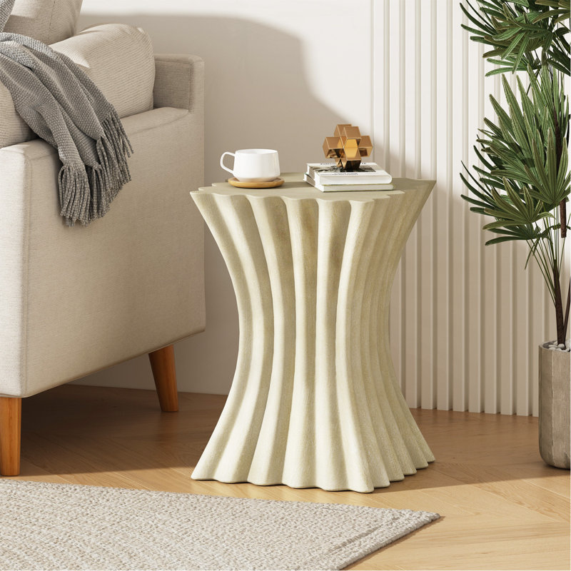 Archaistic Wavy Side Table