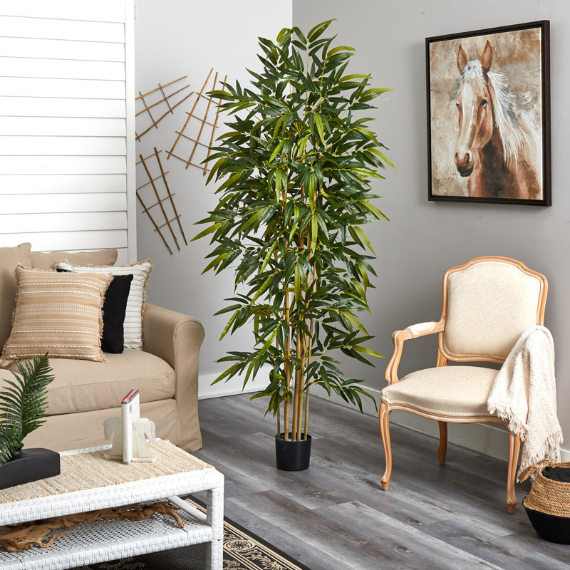 72'' Faux Bamboo Tree in Planter