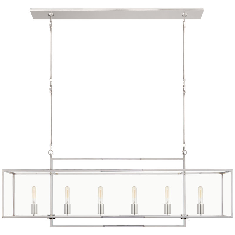 Ian K. Fowler Halle Large Linear Pendant, Polished Nickel
