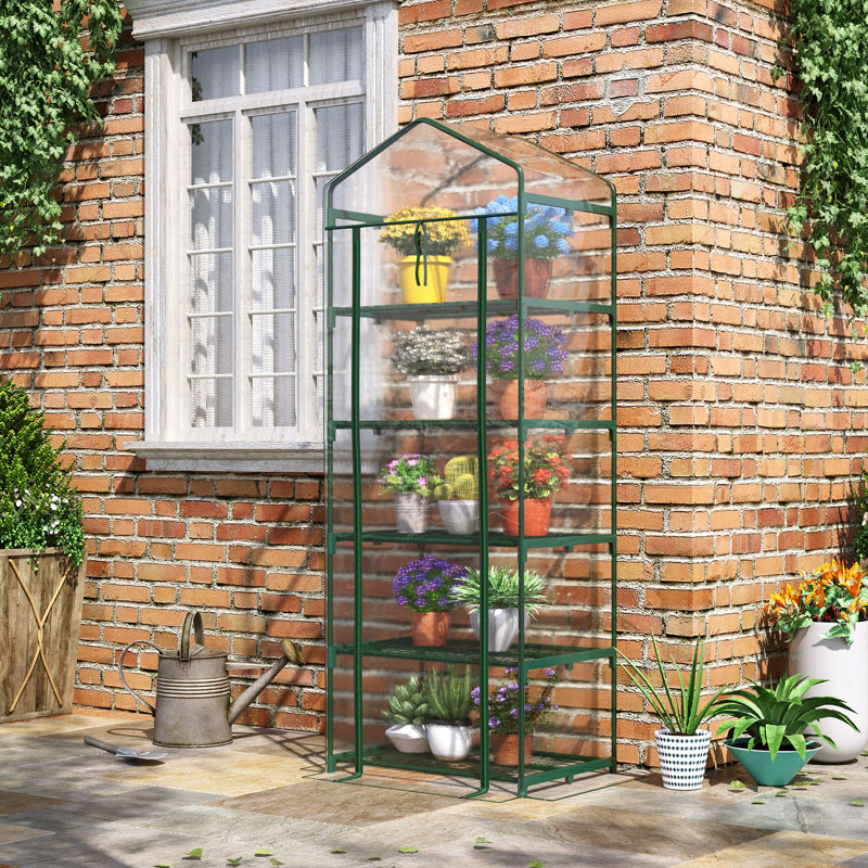 Puaina 2.3 Ft W x 6.4 Ft D Mini Greenhouse