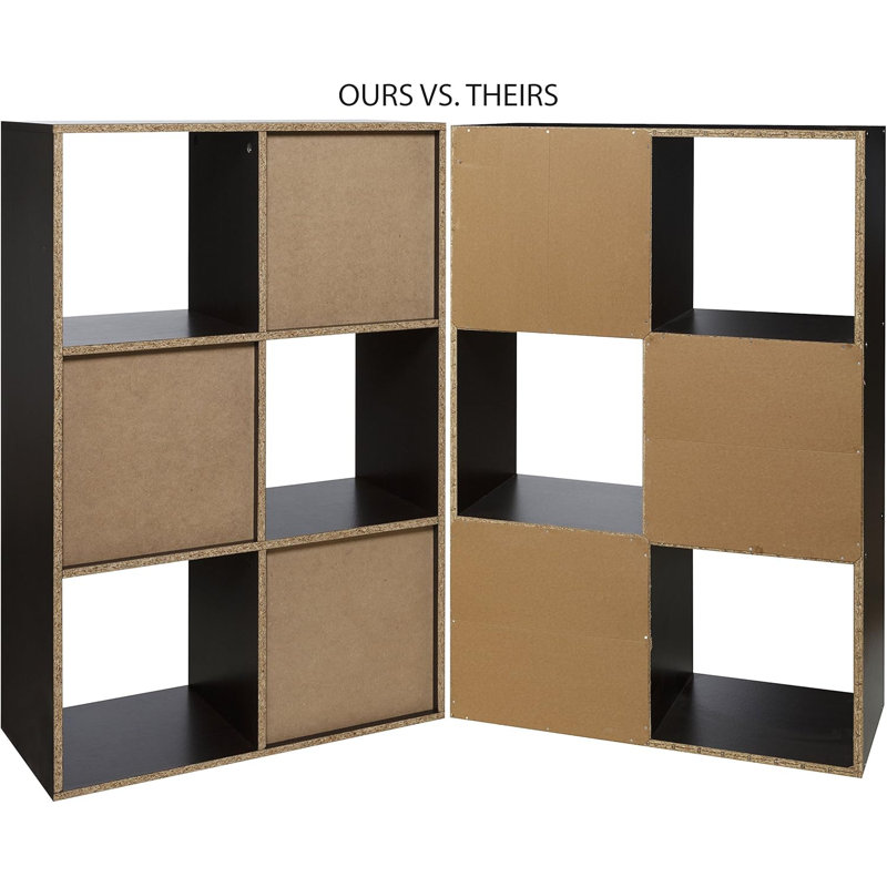 6-Cube Organizer With USB Charging Hub, Spacious Drawers, And Modern Design For Home Or Office