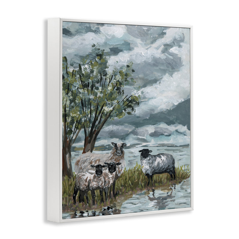 Reproduction d'art giclée encadrée traditionnelle par Melissa Wang, Estampe numérique encadrée blanc bord de mer