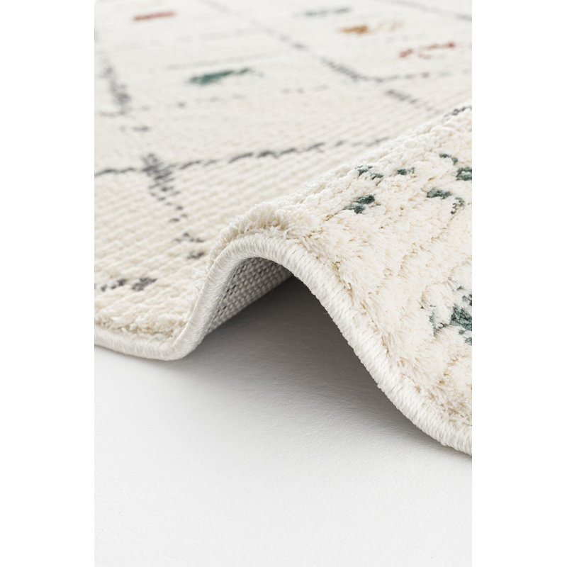 Accie Geometric Shapes Machine Made Indoor / Outdoor Area Rug, Rectangle 160 x 300cm