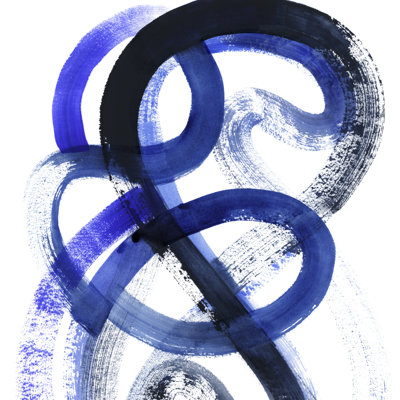Blue Kinesis VI by Grace Popp - Wrapped Canvas Painting