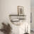 Wooden 3 Shelves Wall Shelf with Half Moon Shape