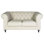 Milan 71'' Linen Rolled Arm Settee