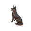 Dog German Shepherd Bronze Garden Statue