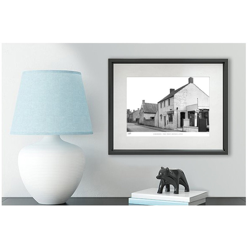 Chedzoy, the Post Office C1955 1 Piece Single Picture Frame Wall Art, 45cm H x 60cm W x 2.3cm D