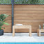 Dimmick Solid Wood Outdoor Bench-546356326-547032518