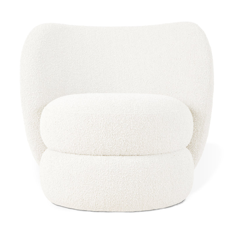 Forme Barrel Chair, Dover Dover Boucle