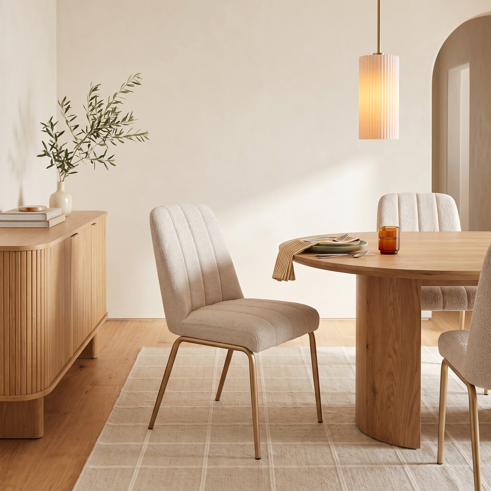 Pepperidge Linen Dining Chair