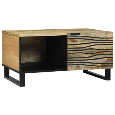 Solid Wood Coffee Table with Storage
