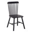 4 pièces de chaise de salle à manger, matériau en bois d'hévéa, chaise de salle à manger, chaise en bois massif, chaise de table à manger en bois massif, chaise de salon, simple
