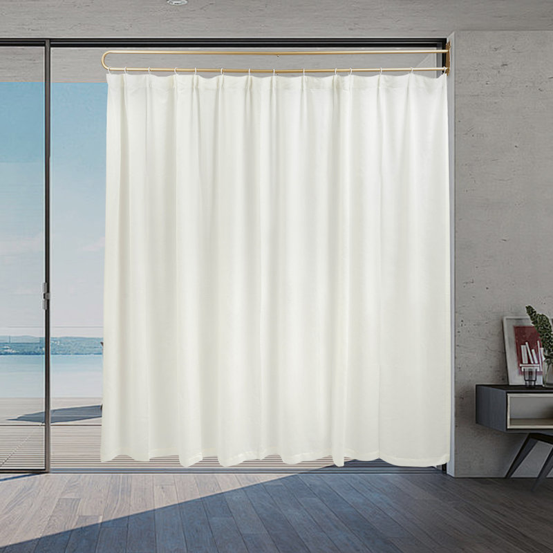 Rideau obscurcissant en velours Marjetka, Beige