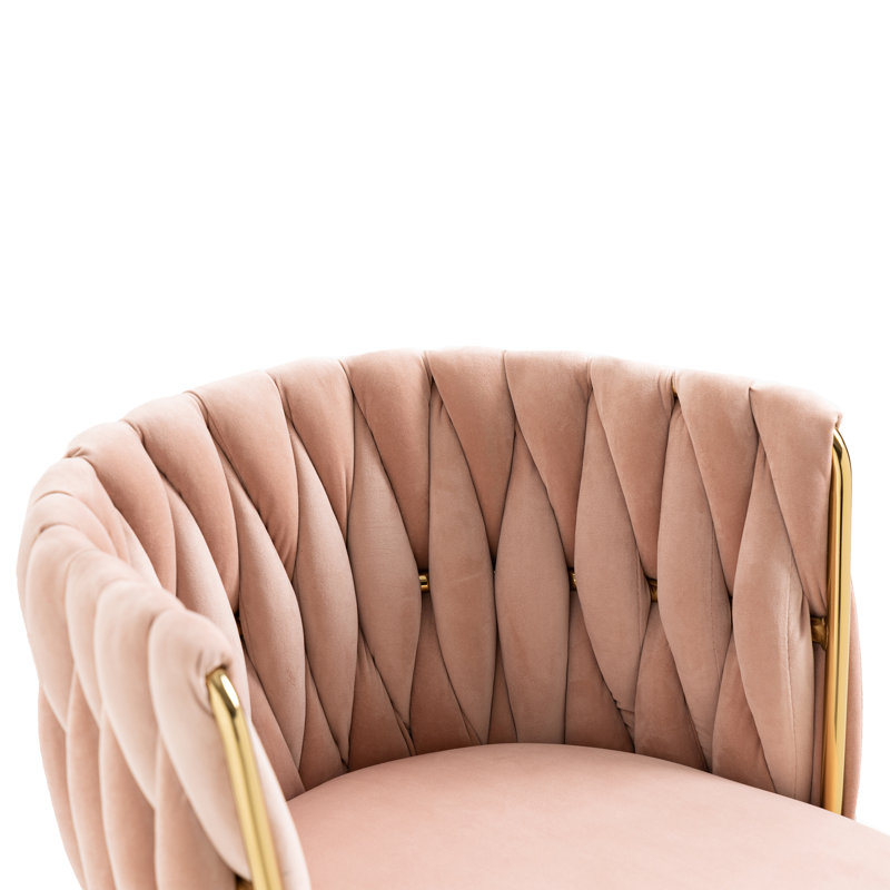 Anet Tufted Armchair, Pink