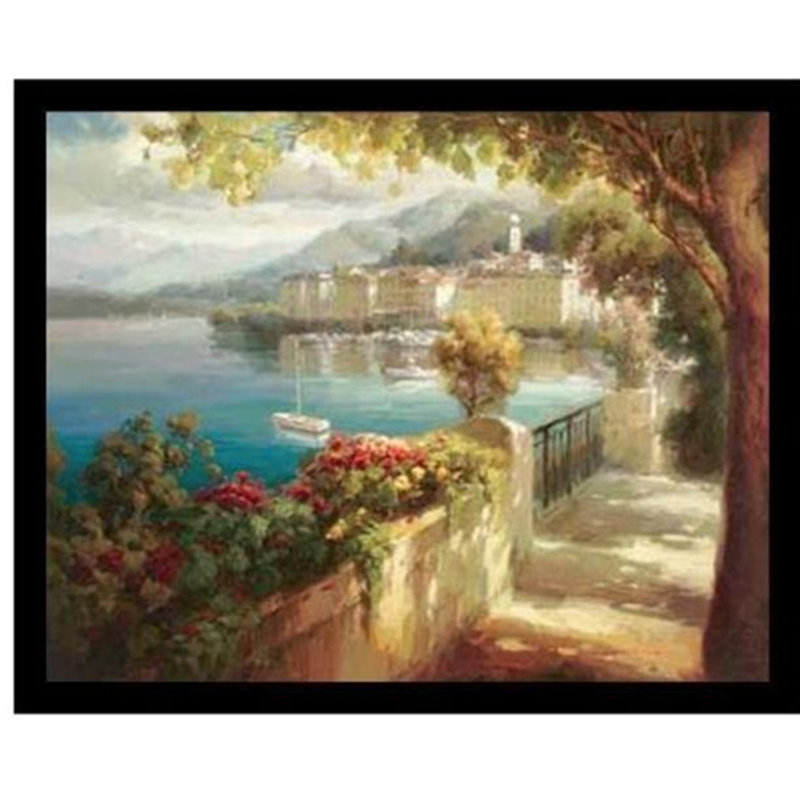 «Portofino Light» par Roberto Lombardi, reproduction d'impression sur papier, H 24,5 po x l 30,5 po x P 1 po