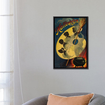 Halloween, the Black Art, 1912  - Wall Art Print - Framed Canvas