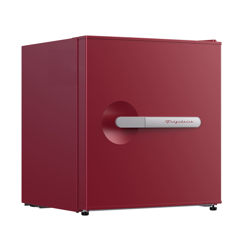 Frigidaire, 1,6 pi³ Pi. Réfrigérateur compact rétro, ouvre-bouteille latéral intégré, Merlot