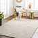 Rectangle Crowson No Pattern and Not Solid Color Handmade Flatweave Area Rug in Cream