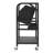 2 Tier Laptop Charging Cart File Storage Rack
