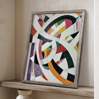 Reproduction encadrée ABSTRACT Series LV III - bois massif