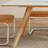 Rectangular rock plate dining table sets-106687008