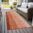 Lavonia Flatweave Washable Ombre Indoor / Outdoor Rug-550838059