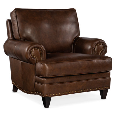 Fauteuil en cuir véritable Carrado