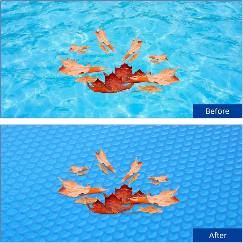 Couverture solaire pour piscine, couverture solaire 12mil pour piscine hors-terre et creusée 1200Series, L 24 po x P 12 po