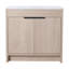 Freestanding Bathroom Vanity 36". White Ceramic Sink & 2 Soft-Close Cabinet Doors. Plain Oak Fire. Adjustable Shelf. Metal Handles. Solid Plywood Particle Fraction 36 Inch Chest. Hint. Hardy Segment