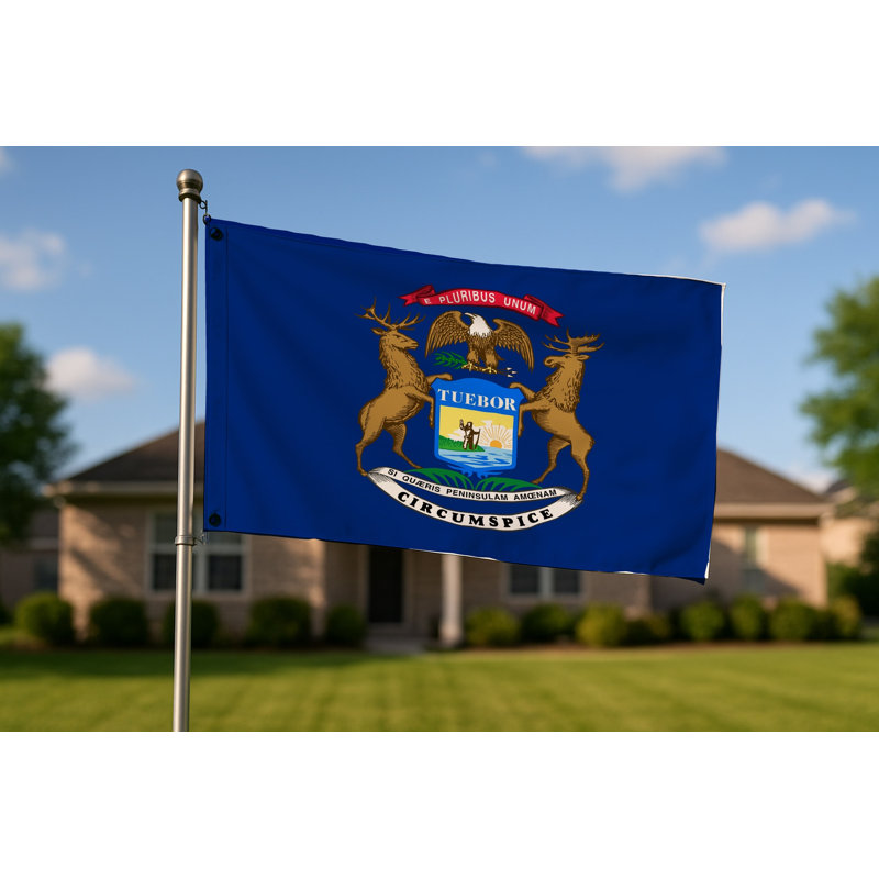 Michigan State Flag — Flag