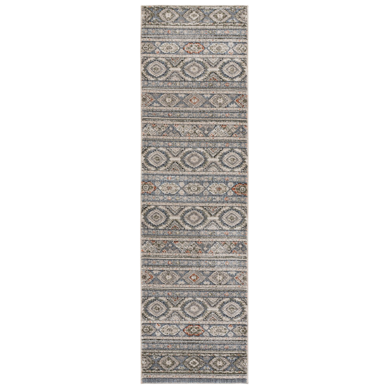 Grove 670 Performance Geometric Shapes Rug, Runner 2'2" x 8'