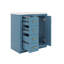 Unité de rangement de meuble-lavabo autoportant moderne 30 po avec lavabo simple et 3 tiroirs-1872125374-1872125369
