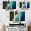 Vue aérienne de la plage relaxante IV - Art mural plage-1034600826-1034600825