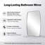 Miroir de salle de bain ovale moderne |  Cadre-424648690-433887493