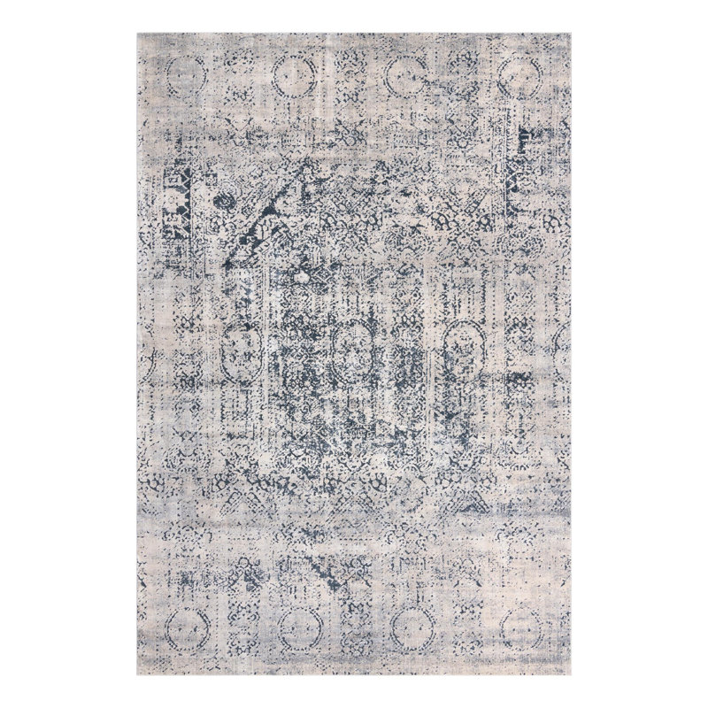 Tapis oriental gris Corteney, Rectangle 5 pi 3 po x 8 pi