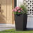 27.2-Inch Tall PE Tapered Planter Pots with Woven Texture-337639086