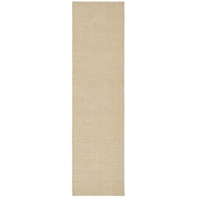 Adelmar Hand Woven Performance Solid Color Rug, Runner 2' x 12'