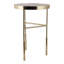 Table de bout chic avec plateau mince en travertin Chic