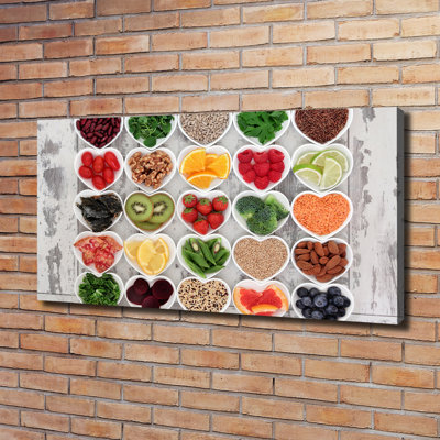 Healthy Food - Wrapped Canvas Print